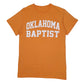 Mens Orange Unbranded Oklahoma Baptist Short Sleeve T Shirt