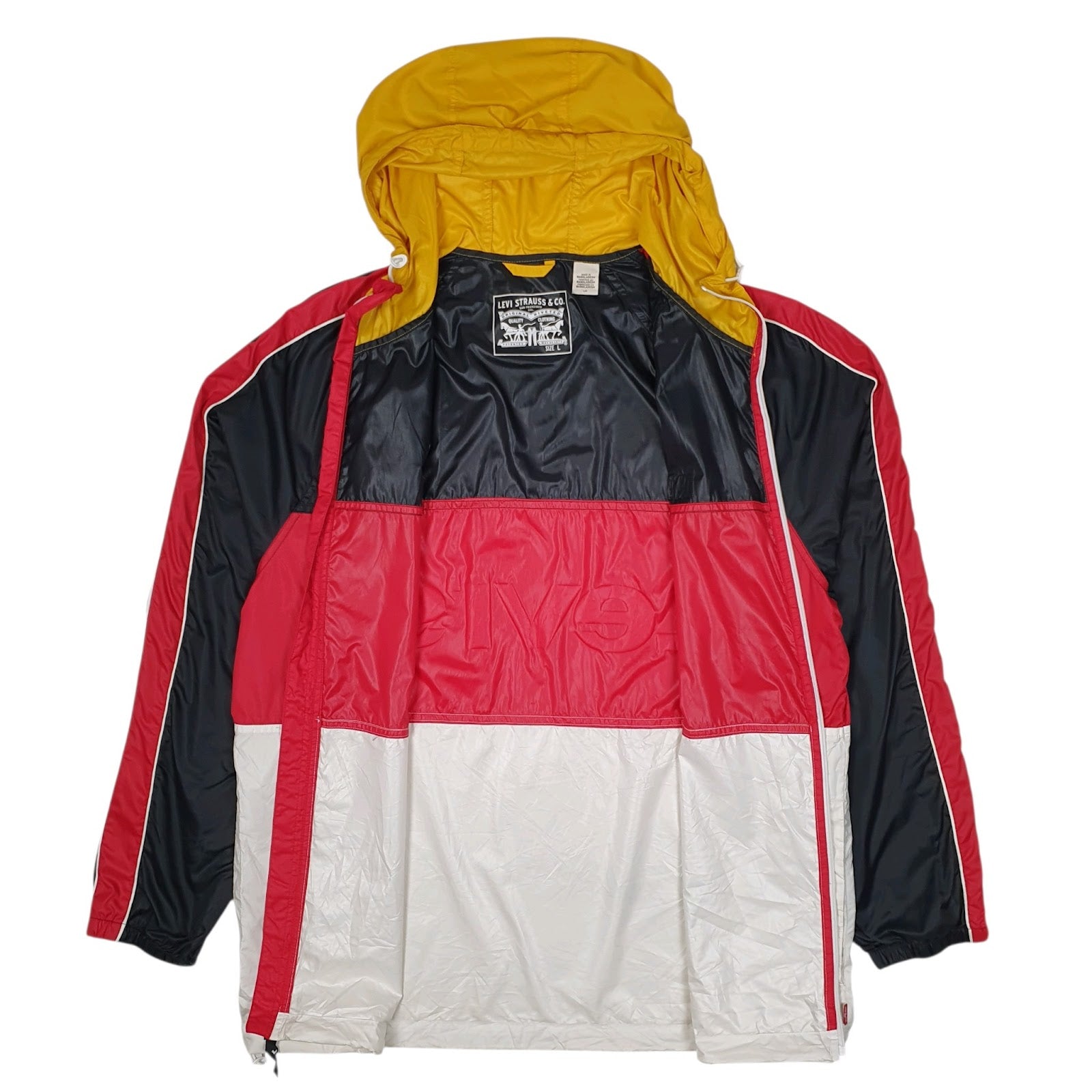 Mens Black Levis   Coat