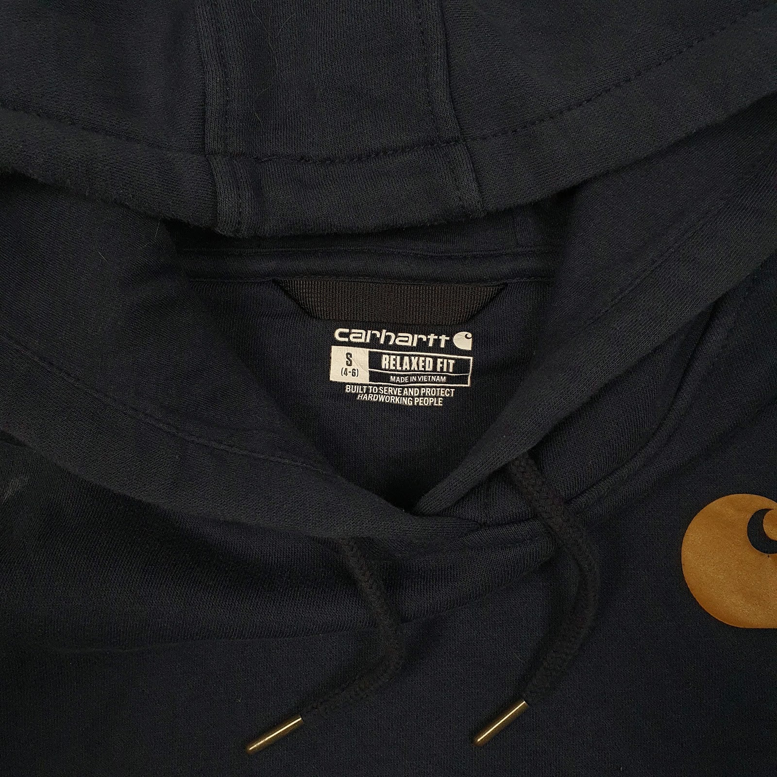 Womens Navy Carhartt  Hoodie Jumper
