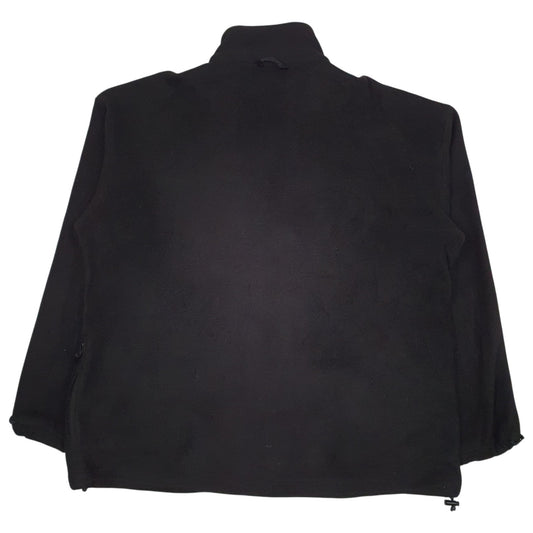 Mens Black Fila  Full Zip Jumper