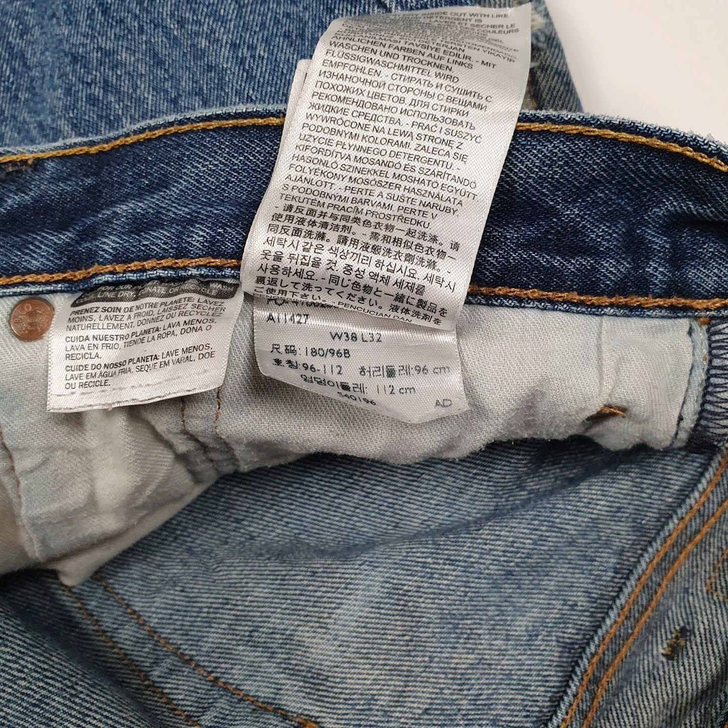 Mens Blue Levis   Jeans