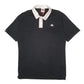 Mens Black Kappa  Short Sleeve Polo Shirt