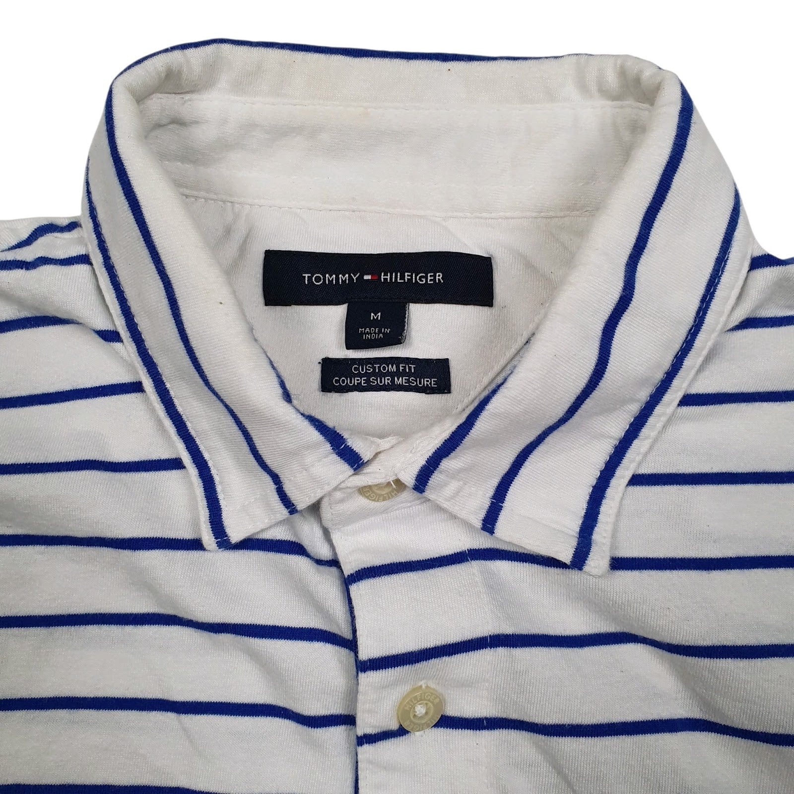 Mens White Tommy Hilfiger   Polo Shirt