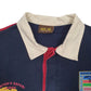Mens Navy Atlas Rugby Namanga Safari Kenya  Polo Shirt