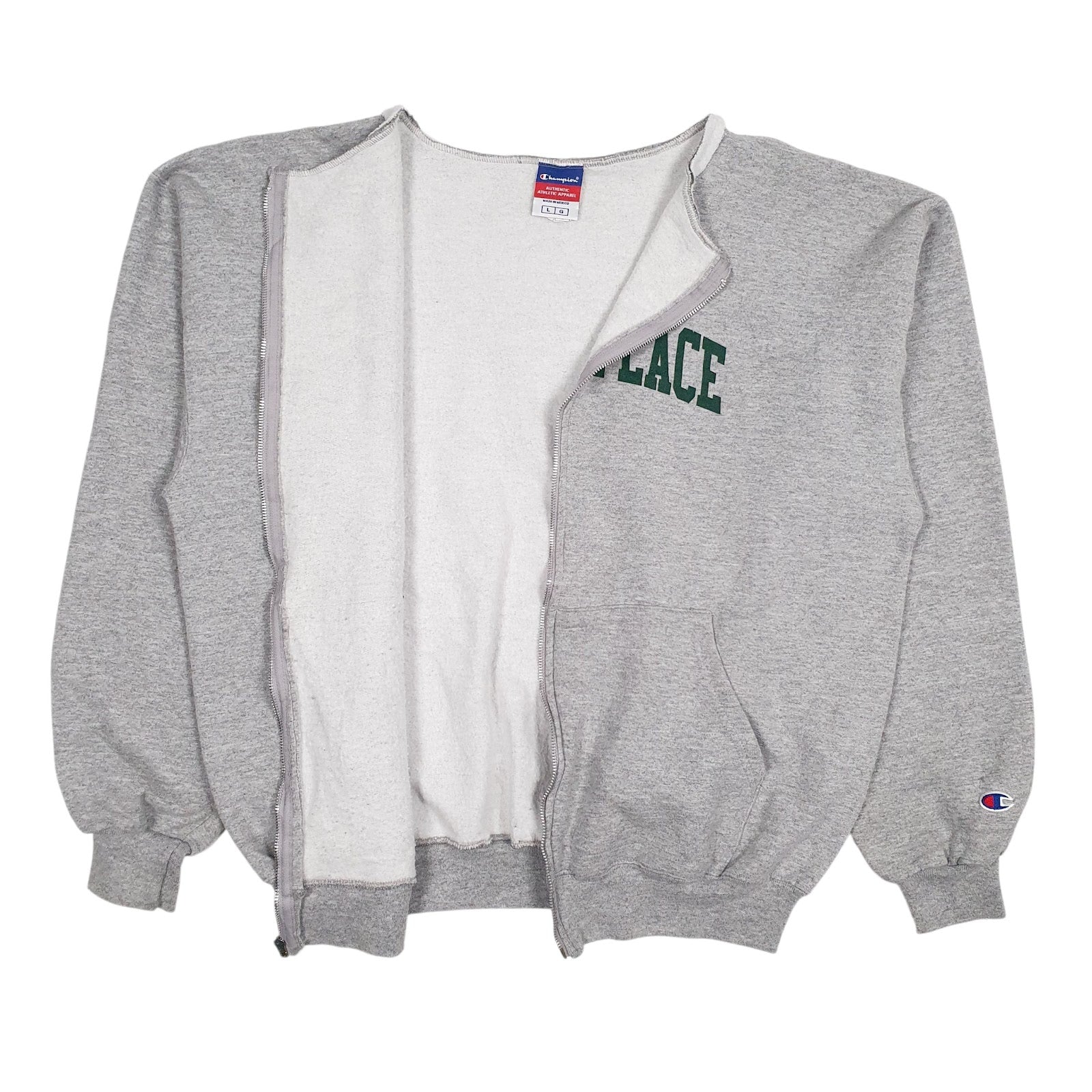 Mens Grey Champion Kent Place Full Zip Jumper