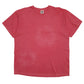 Mens Pink Fruit Of The Loom Tie Dye Short Sleeve T Shirt