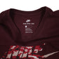 Mens Burgundy Nike   T Shirt