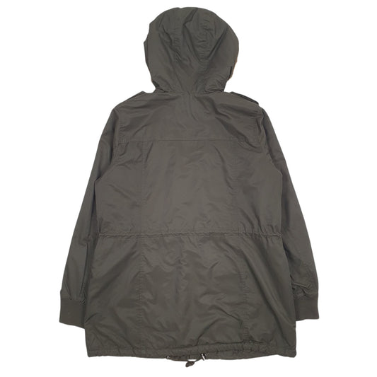 Womens Green Levis Sherpa Lined  Coat