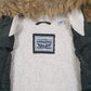 Mens Green Levis Sherpa Lined Hoodie Coat