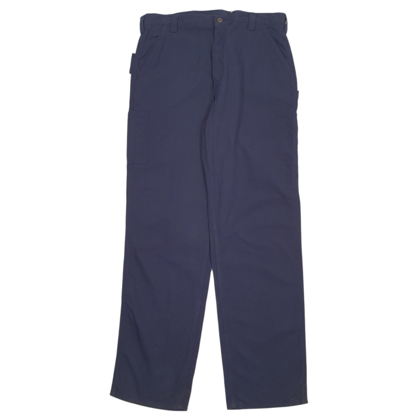 Mens Navy Carhartt B151 NVY Carpenter Trousers