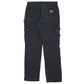 Mens Black Carhartt B342BLK Workwear Double Knee  Trousers