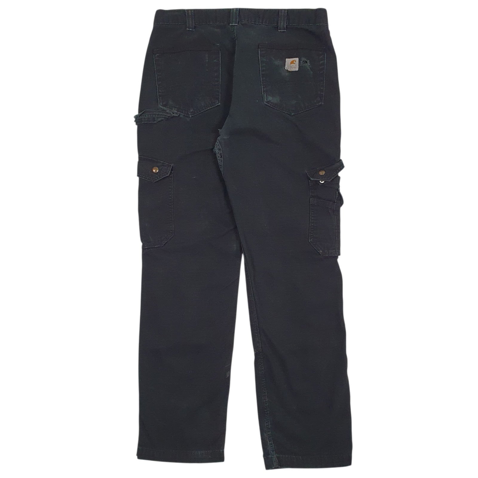 Mens Black Carhartt B342BLK Workwear Double Knee  Trousers