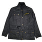 Womens Navy Barbour  Crewneck Coat