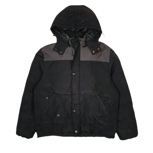 Mens Black Levis   Coat