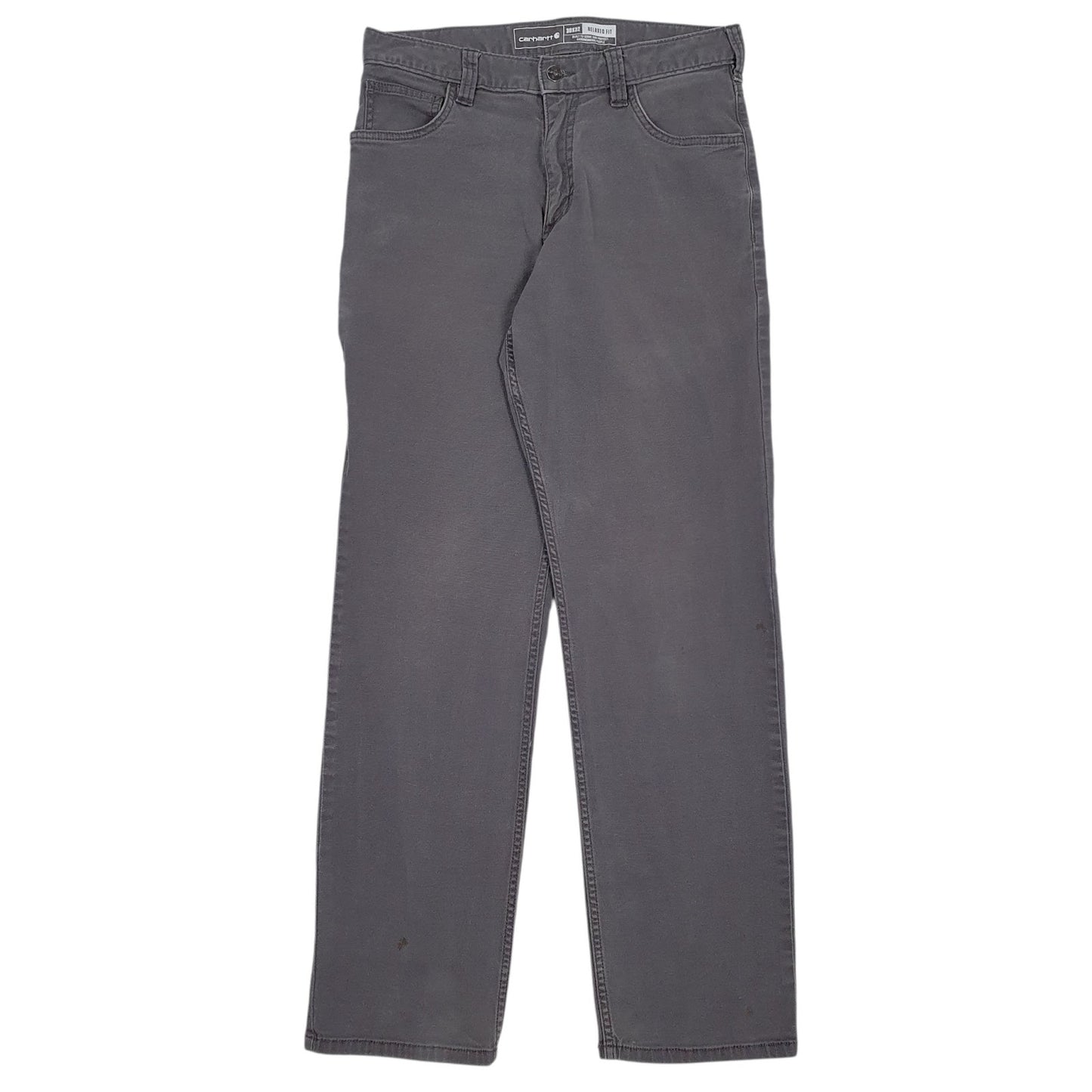 Mens Grey Carhartt BN2517-M Carpenter Trousers