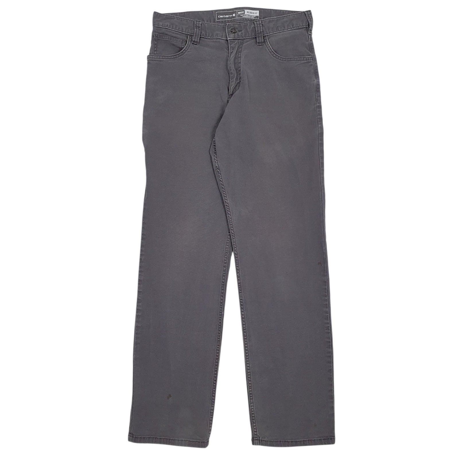 Mens Grey Carhartt BN2517-M Carpenter Trousers