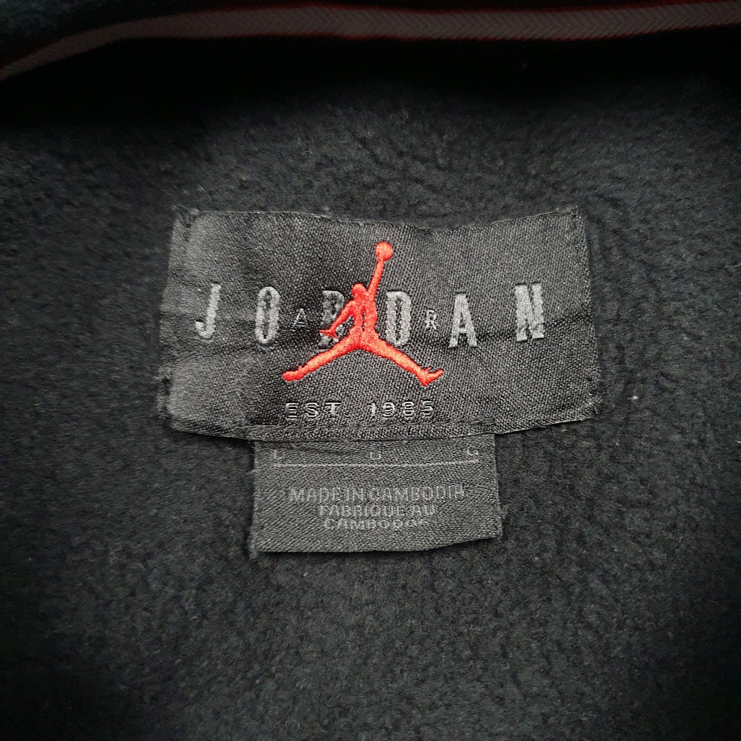 Mens Black Nike Air Jordan  Hoodie Jumper
