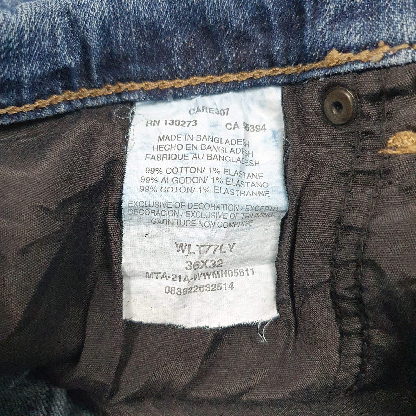 Mens Blue Wrangler   Jeans