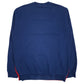 Mens Blue Champion Spellout Crewneck Jumper