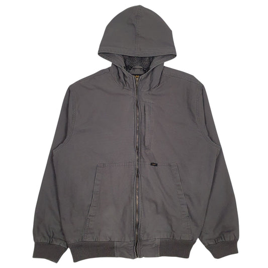 Mens Grey Lee Sherpa Lined  Coat
