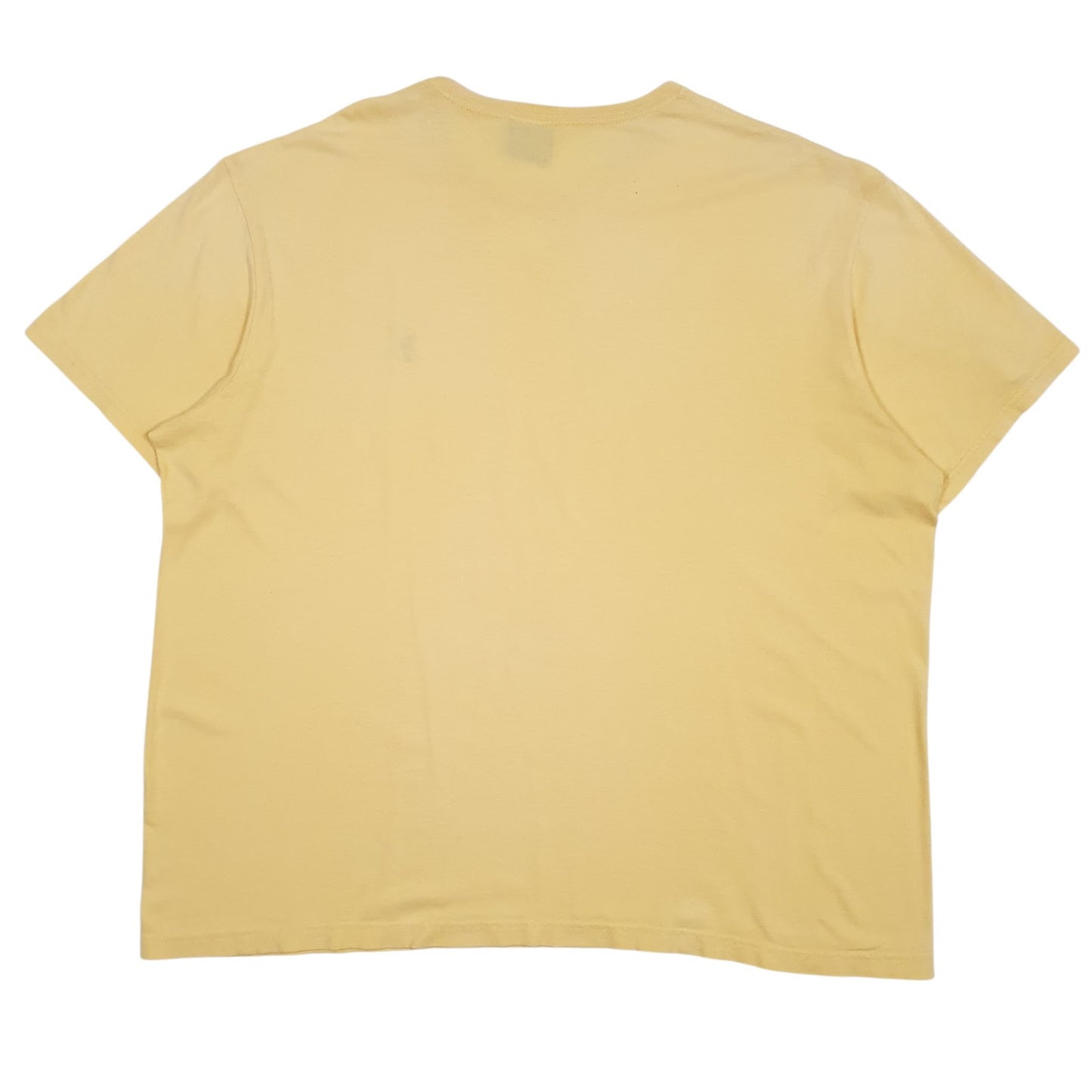 Mens Yellow Polo Ralph Lauren Vintage 90s  T Shirt