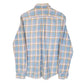 Mens Blue Back Numbers Flannel  Shirt