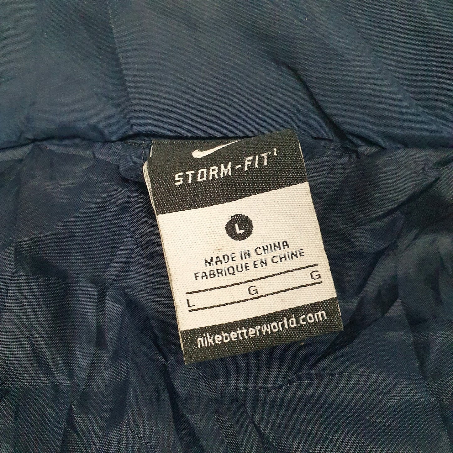 Mens Navy Nike Storm-Fit IFK Norrköping Football  Coat