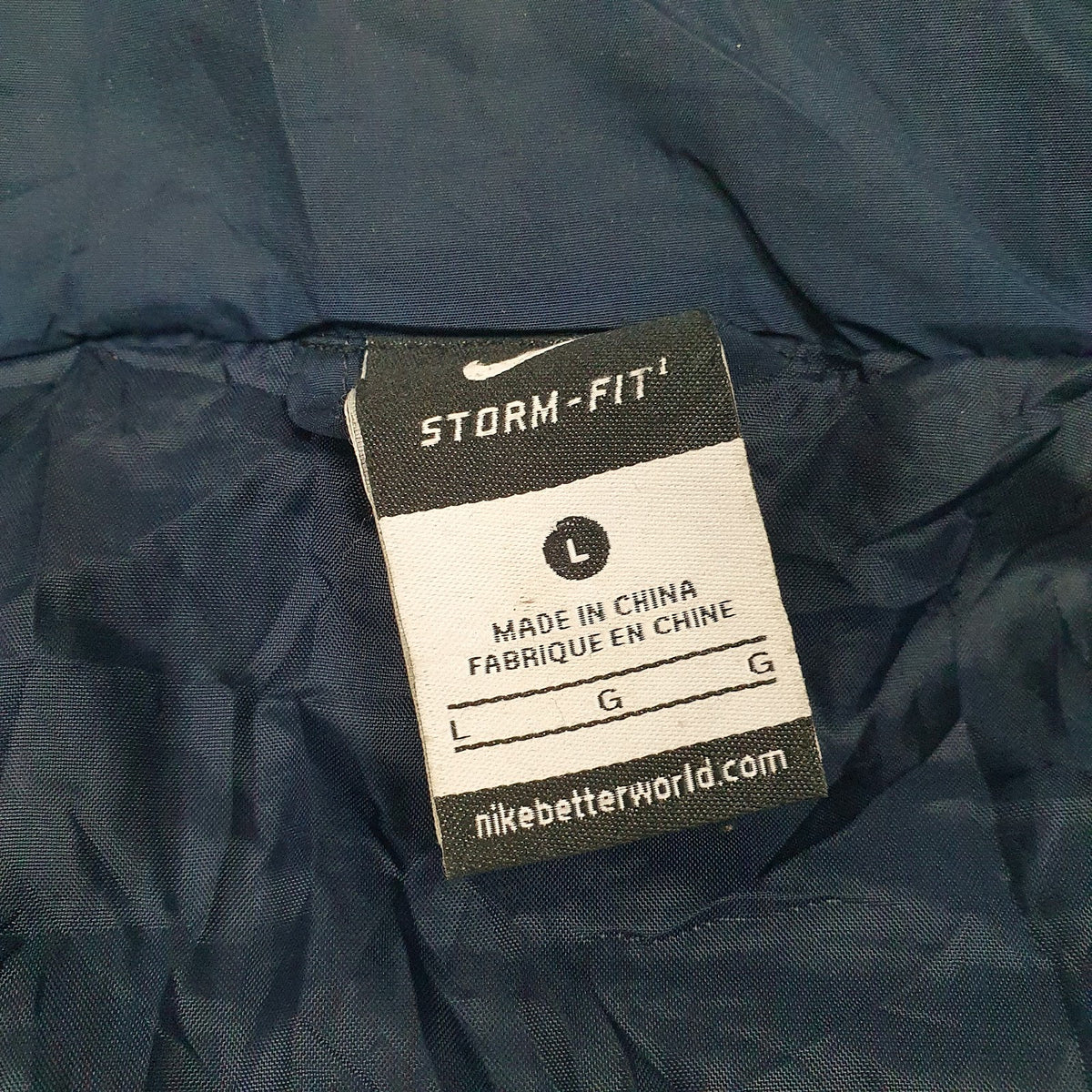 Mens Navy Nike Storm-Fit IFK Norrköping Football  Coat
