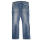Mens Blue Polo Ralph Lauren Distressed Casual JeansW38 L32