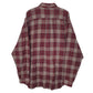 Mens Red Gap Flannel  Shirt
