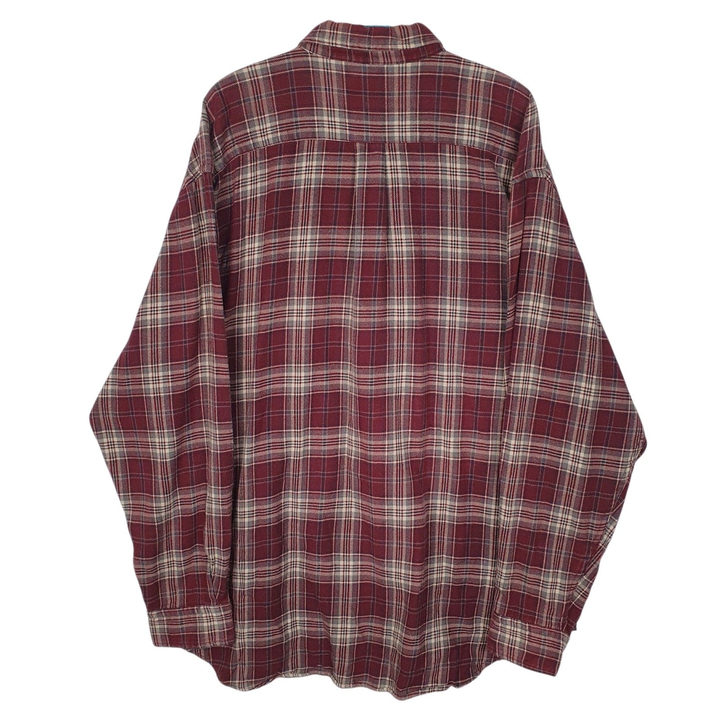 Mens Red Gap Flannel  Shirt