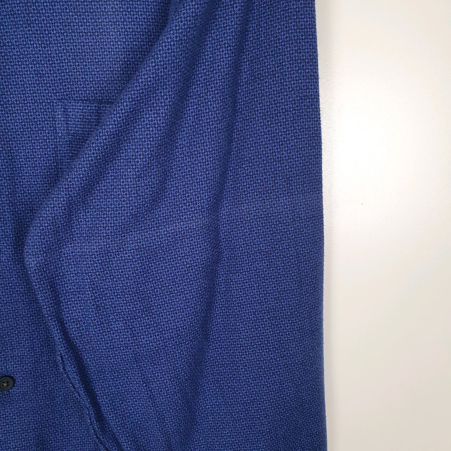 Mens Navy Charles Tyrwhitt Heavyweight Flannel  Shirt