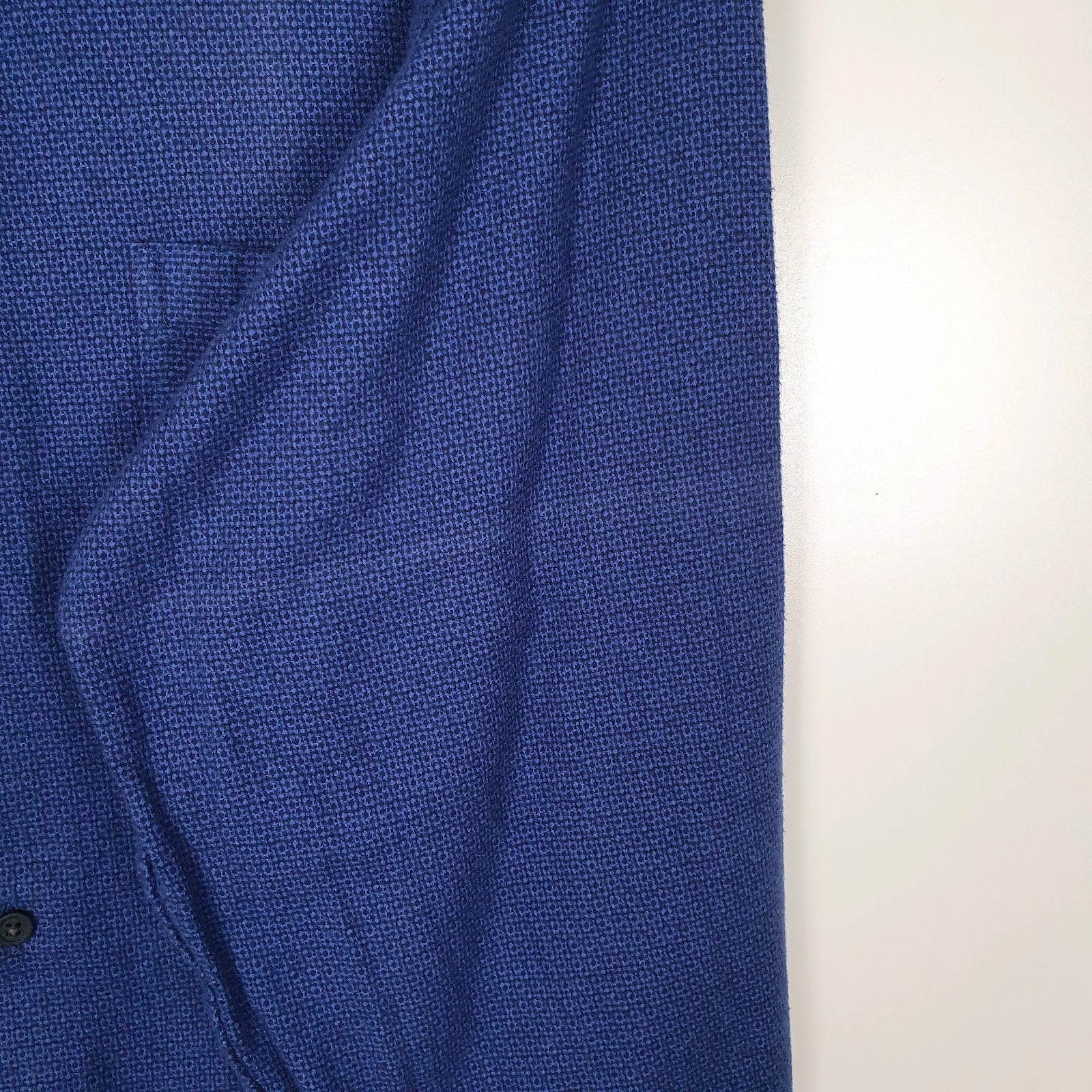 Mens Navy Charles Tyrwhitt Heavyweight Flannel  Shirt