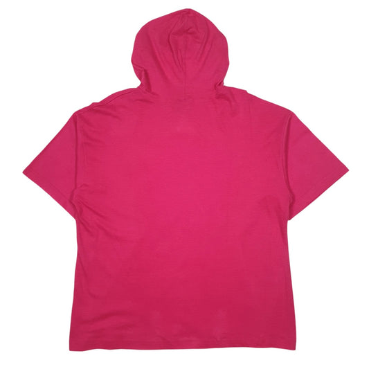 Womens Pink BF Hooded  T Shirt