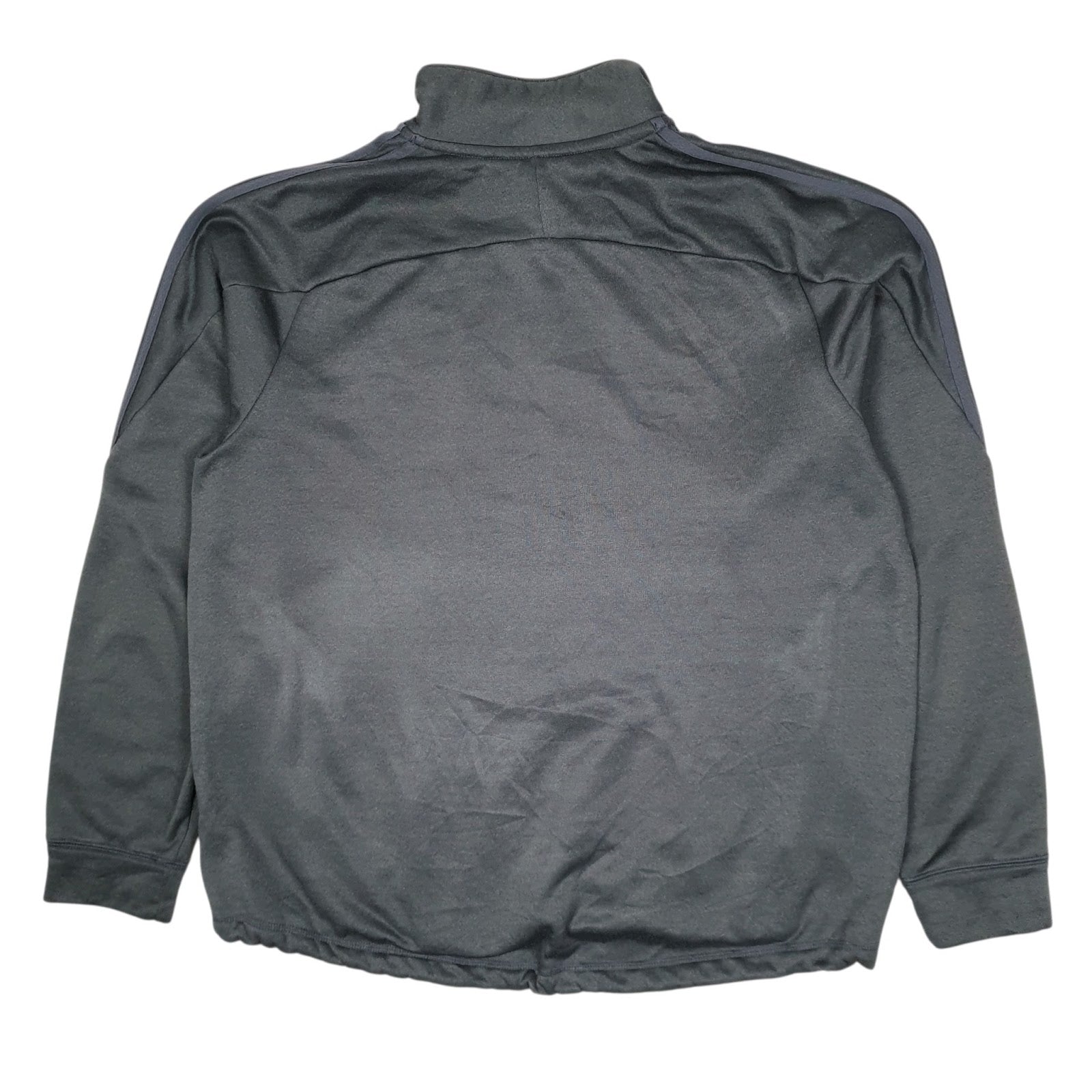 Mens Grey Adidas Iona Basketball Quarter Zip Jumper