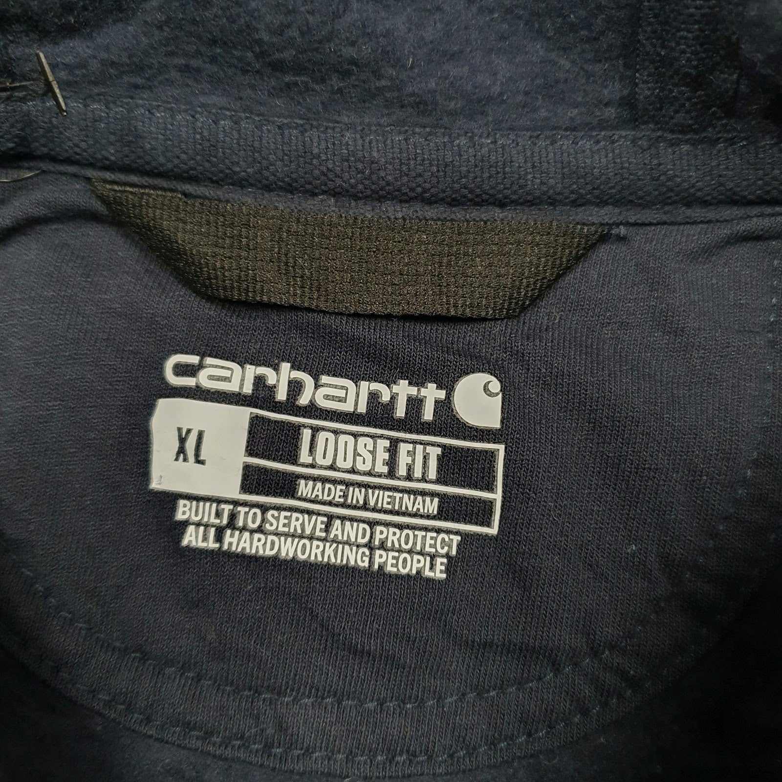 Mens Navy Carhartt  Hoodie Jumper