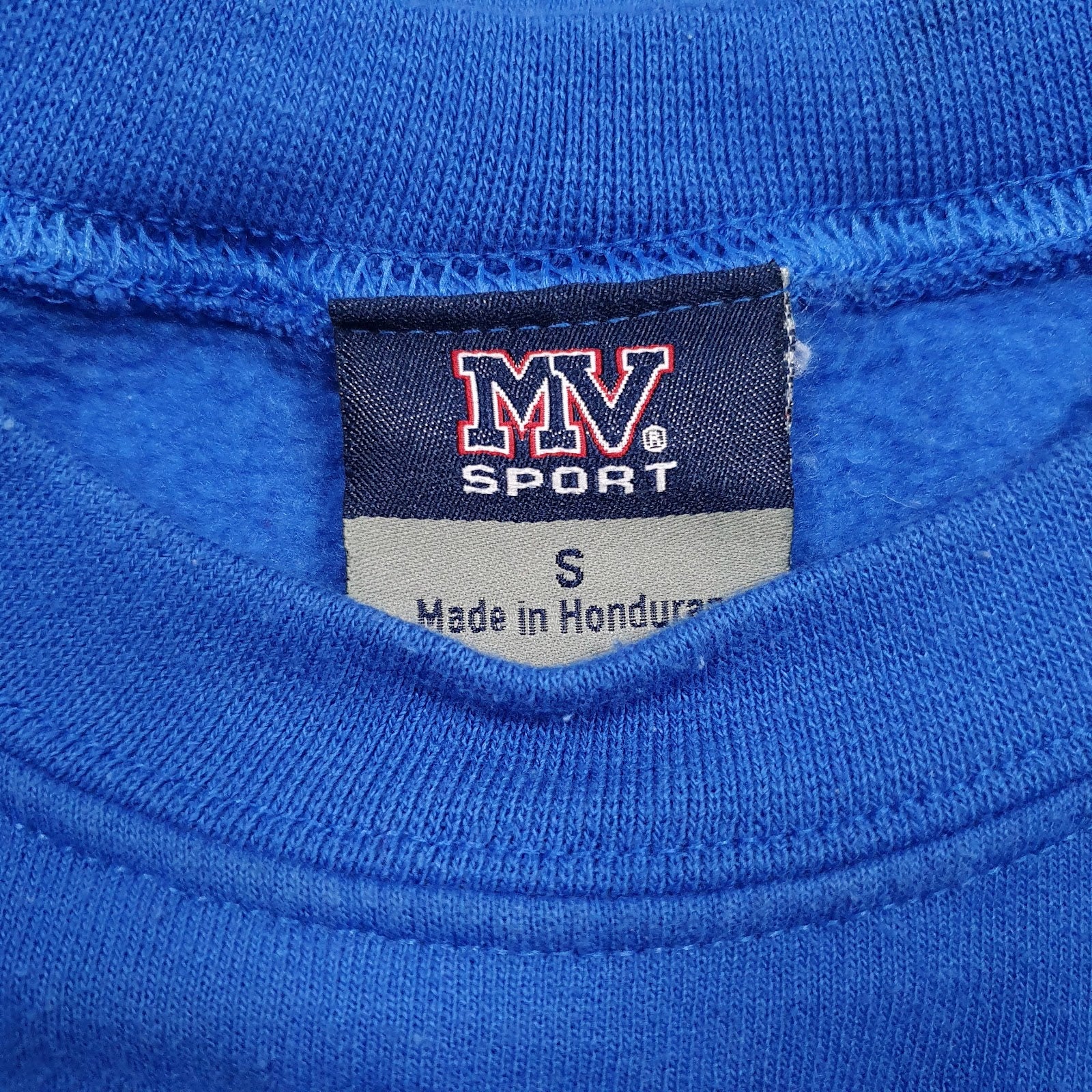 Mens Blue MV Sport  Crewneck Jumper