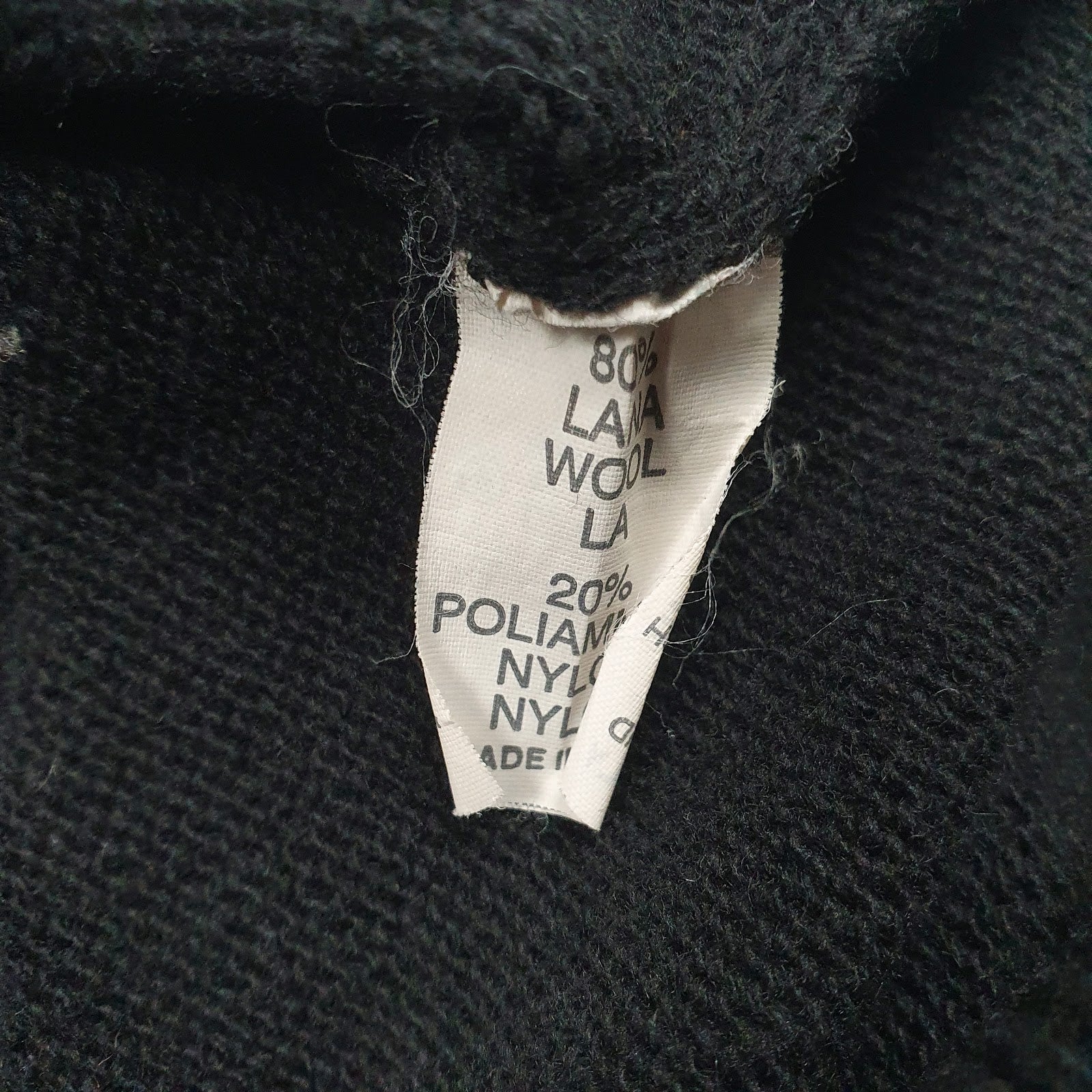 Mens Black Trussardi Made In Italy V Neck Jumper