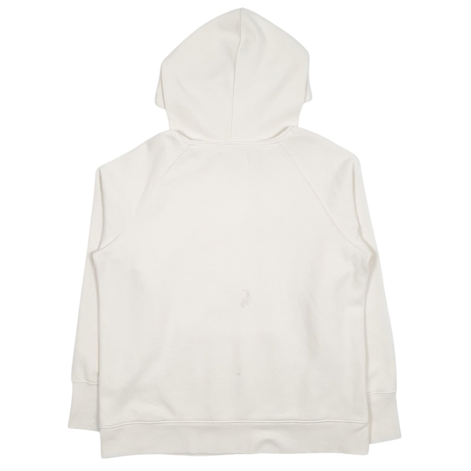 Mens Cream Champion Spellout Hoodie Jumper