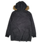 Womens Black Levis Sherpa Lined Full Zip Coat