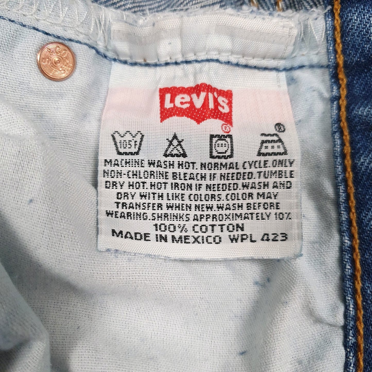 Mens Blue Levis Vintage 90s  Jeans