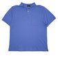 Mens Purple Puritan  Short Sleeve Polo Shirt
