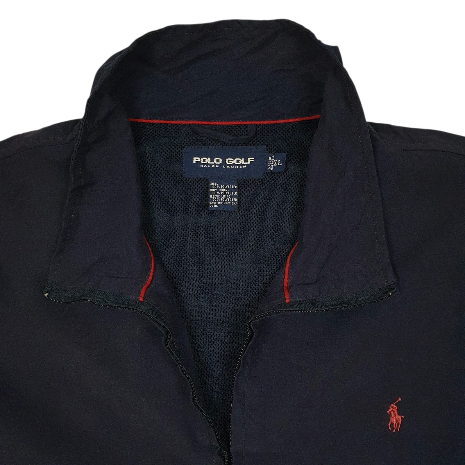 Mens Navy Polo Ralph Lauren Golf Pullover  Coat