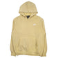 Womens Yellow Nike Heavyweight Hoodie Jumper