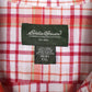 Mens Red Eddie Bauer Linen Mixture  Shirt