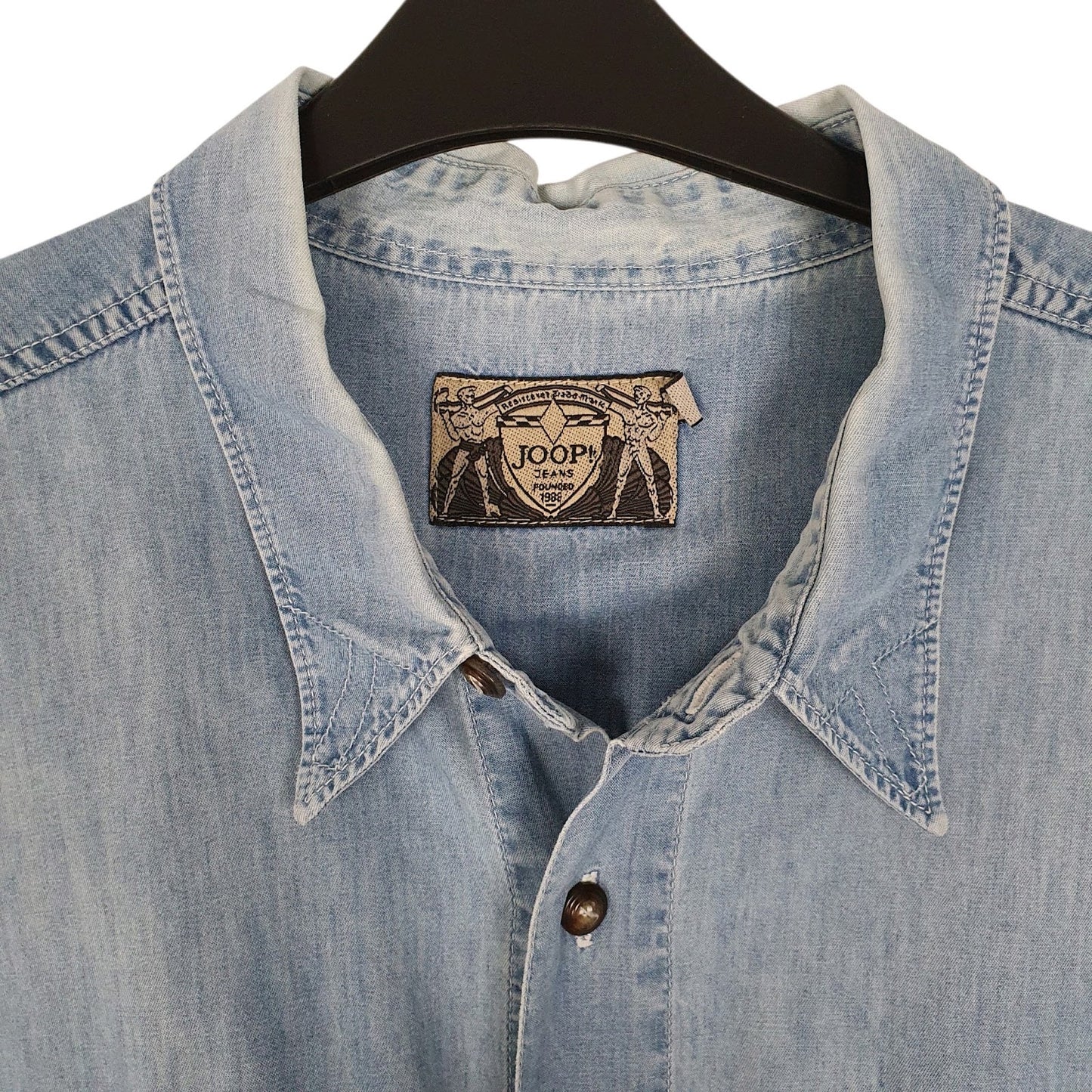 Mens Blue Joop Denim Overshirt  Shirt
