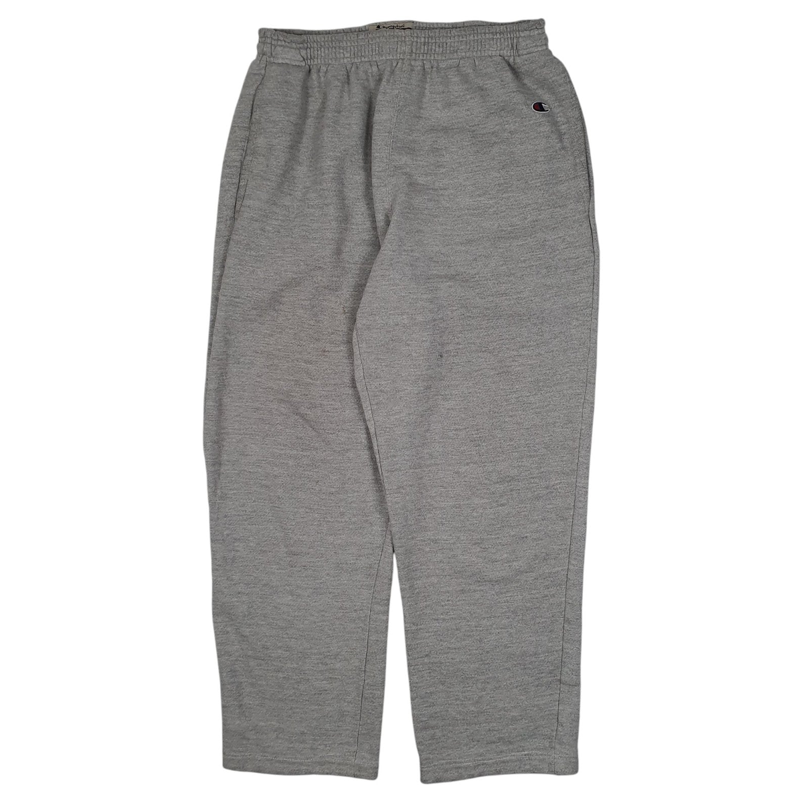 Mens Grey Champion Vintage 00s Reverse Weave Jogger Trousers