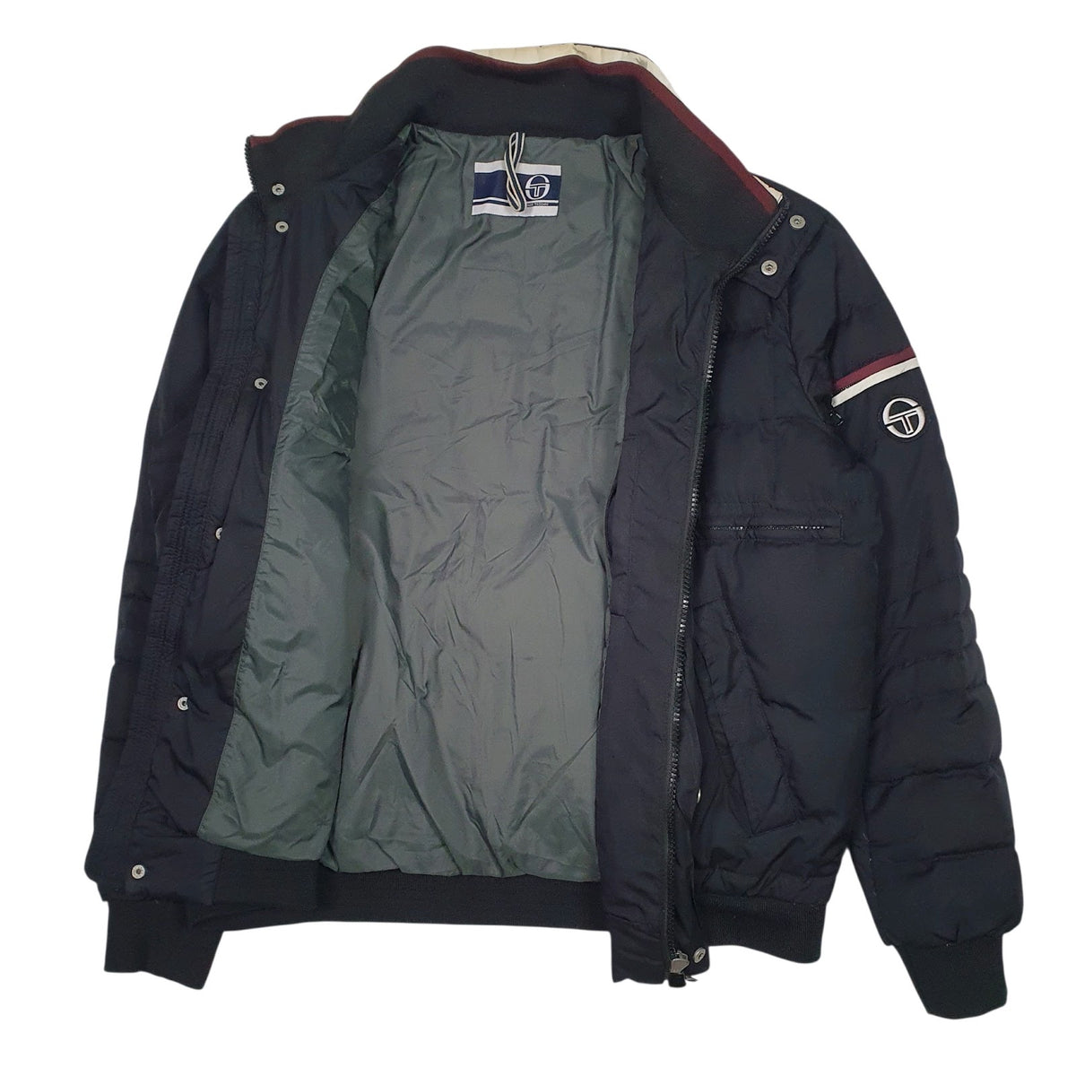 Mens Black Sergio Tacchini   Coat