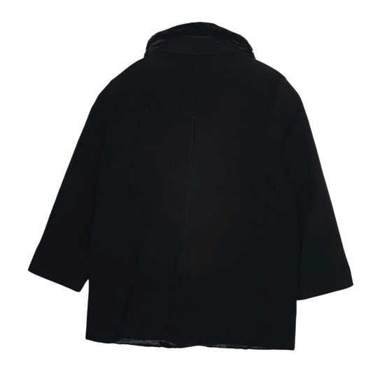 Womens Black Marella Business Smart Formal Trench Overcoat  Coat