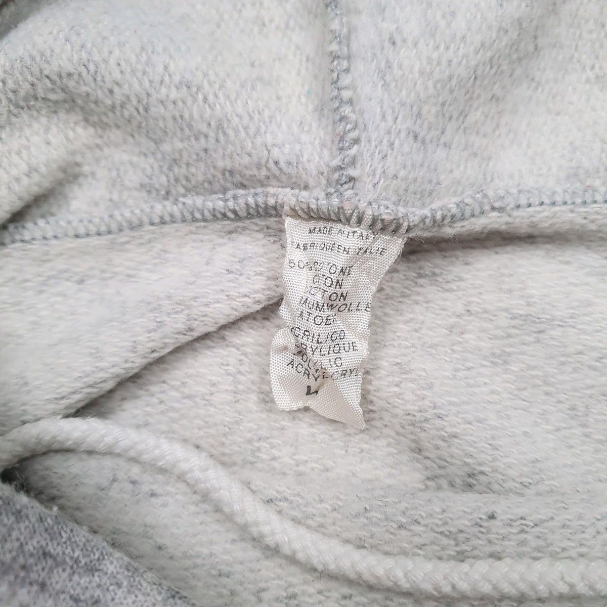 Mens Grey Best Company Vintage Hoodie Jumper